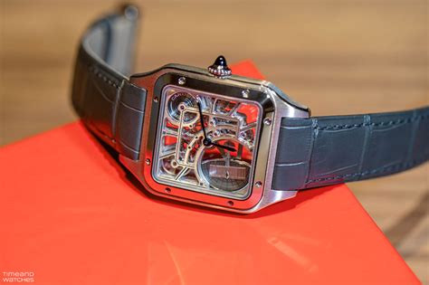 replica cartier santos watch|cartier santos dumont skeleton watch.